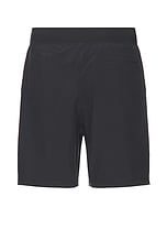 alo 7&quot; Repetition Short in Anthracite, view 2, click to view large image.