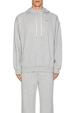 alo Accolade Hoodie in Athletic Heather Grey, view 4, click to view large image.