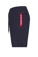 ALPHA INDUSTRIES Deck Short in Replica Blue, view 3, click to view large image.