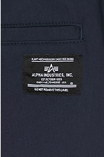 ALPHA INDUSTRIES Deck Short in Replica Blue, view 4, click to view large image.