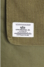 ALPHA INDUSTRIES Panel Jacket in Og-107 Green, view 3, click to view large image.