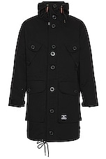 ALPHA INDUSTRIES Canadian Parka Mod in Black, view 1, click to view large image.