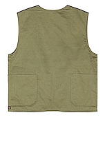 ALPHA INDUSTRIES Deck Vest in Og-107 Green, view 2, click to view large image.