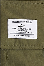 ALPHA INDUSTRIES Multi Pocket Flight Jacket in Og-107 Green, view 5, click to view large image.