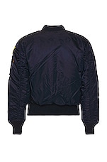 ALPHA INDUSTRIES Nasa MA 1 Bomber in Replica Blue, view 2, click to view large image.
