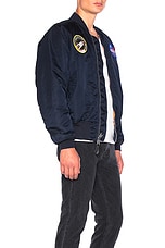 ALPHA INDUSTRIES NASA MA-1 Bomber in Replica Blue, view 6, click to view large image.