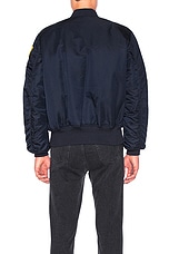 ALPHA INDUSTRIES Nasa MA 1 Bomber in Replica Blue, view 8, click to view large image.