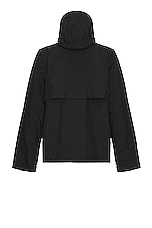 ALPHA INDUSTRIES Paracord Rain Shell Jacket in Black, view 2, click to view large image.