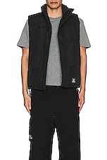 ALPHA INDUSTRIES PCU Mod Vest in Black, view 7, click to view large image.