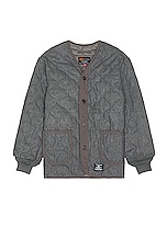 ALPHA INDUSTRIES ALS/92 Liner in Dark Heather & Charcoal, view 1, click to view large image.