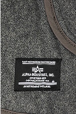 ALPHA INDUSTRIES ALS/92 Liner in Dark Heather & Charcoal, view 3, click to view large image.