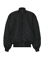 ALPHA INDUSTRIES MA-1 Blood Chit Flight Jacket Gen II in Black, view 2, click to view large image.