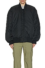 ALPHA INDUSTRIES MA-1 Blood Chit Flight Jacket Gen II in Black, view 8, click to view large image.