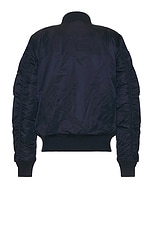 ALPHA INDUSTRIES Nasa Ma 1 Bomber in Replica Blue, view 2, click to view large image.