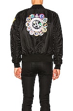 ALPHA INDUSTRIES Apollo MA-1 Bomber in Black, view 9, click to view large image.