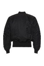 ALPHA INDUSTRIES MA-1 Blood Chit Bomber in Black, view 2, click to view large image.