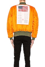 ALPHA INDUSTRIES MA-1 Blood Chit Bomber Jacket in Sage, view 9, click to view large image.