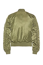 ALPHA INDUSTRIES MA-1 Slim Fit in Sage, view 2, click to view large image.
