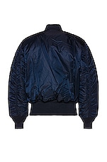 ALPHA INDUSTRIES MA-1 Bomber Jacket in Replica Blue, view 2, click to view large image.