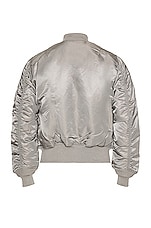 ALPHA INDUSTRIES MA-1 Bomber in Vintage Gray, view 2, click to view large image.