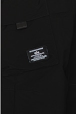 ALPHA INDUSTRIES Utility Jogger Pants in Black, view 4, click to view large image.