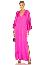 Alexis Franze Dress in Magenta, view 1, click to view large image.
