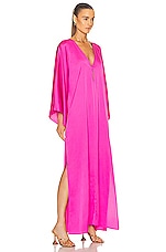 Alexis Franze Dress in Magenta, view 2, click to view large image.