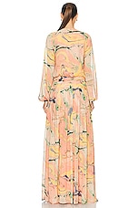 Alexis Diane Dress in Watercolor, view 3, click to view large image.