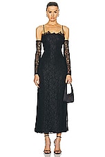 Alexis Rishell Dress in Black Lace, view 1, click to view large image.