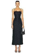 Alexis Rishell Dress in Black Lace, view 3, click to view large image.