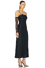 Alexis Rishell Dress in Black Lace, view 4, click to view large image.