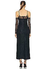Alexis Rishell Dress in Black Lace, view 5, click to view large image.