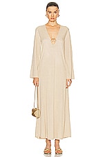 Alexis Valley Dress in Champagne, view 1, click to view large image.