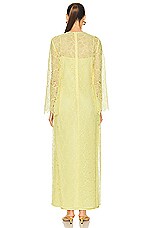Alexis Sariyah Dress in Yellow Lace, view 4, click to view large image.