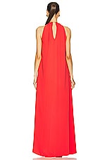 Alexis Celestino Dress in Red Orange, view 3, click to view large image.