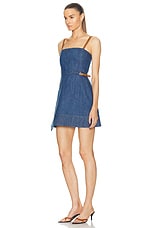 Alexis Ferre Dress in Denim, view 3, click to view large image.