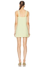 Alexis Meza Dress in Light Green, view 3, click to view large image.