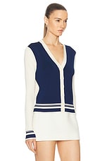Alexis Dinno Cardigan in Ivory, view 2, click to view large image.