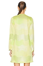 Alexis Bia Duster in Lime Waves, view 3, click to view large image.