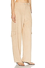 Alexis Emilion Pant in Camel Suede, view 2, click to view large image.