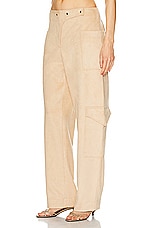 Alexis Emilion Pant in Camel Suede, view 3, click to view large image.