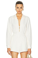 Alexis Morison Top in Ivory, view 1, click to view large image.