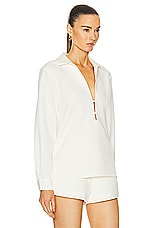 Alexis Morison Top in Ivory, view 2, click to view large image.