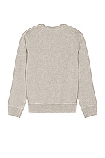 Alexander McQueen Graffiti Print Sweatshirt in Pale Grey, view 2, click to view large image.