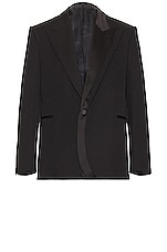 Alexander McQueen Trompe L'oeil Blazer in Black, view 1, click to view large image.