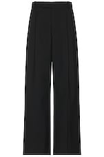 Alexander McQueen Oversized Baggy Trouser in Black, view 1, click to view large image.