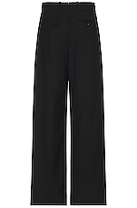 Alexander McQueen Oversized Baggy Trouser in Black, view 2, click to view large image.