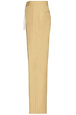 Alexander McQueen Drawcord Pants in Beige, view 3, click to view large image.