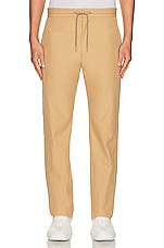 Alexander McQueen Drawcord Pants in Beige, view 4, click to view large image.