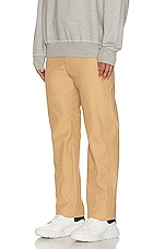 Alexander McQueen Drawcord Pants in Beige, view 5, click to view large image.